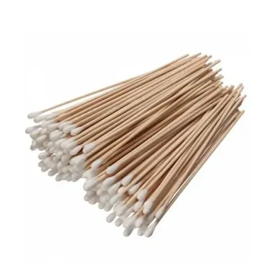 Eküvyon Çubuğu. Ucu Pamuklu. Tahta. 15 cm. 100/pk – 