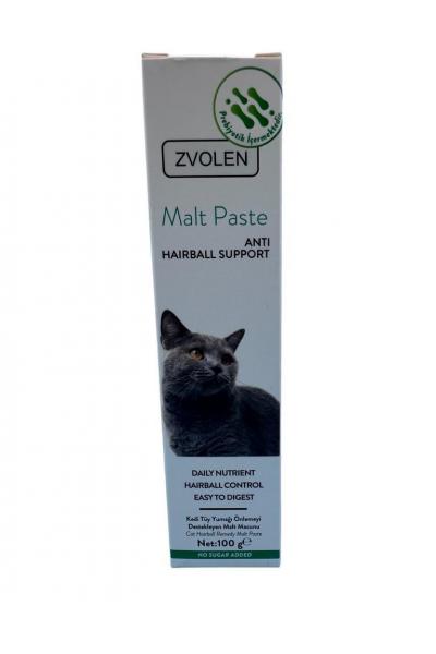 Zvolen Malt Paste Tüy Yumağı Kontrol Kedi Macunu 100 ML