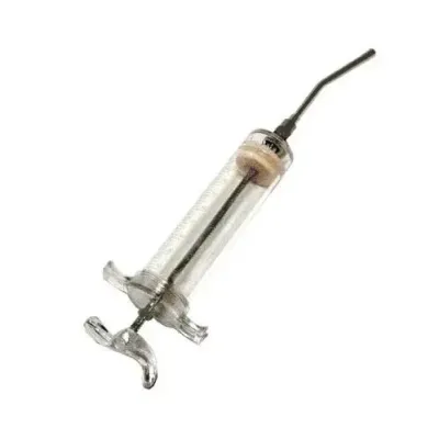Kuş Besleme Enjektörü. Mika. 10 ml + 14G Kanül. Eğri Uçlu
