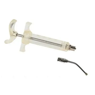 Kuş Besleme Enjektörü. Mika. 20 ml + 14G Kanül. Eğri Uçlu