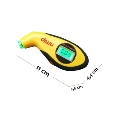 Farm & Veterinary: Diwu Lastik Hava Basinci Gauge. Digital. Aydinlatmali