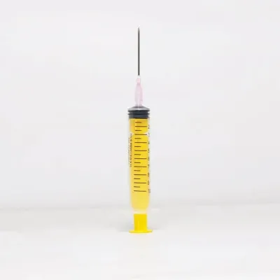 Farm & Veterinary: TTT Plastic Syringe. 10 ml. Gasketed. 18G Pink with Needle ( 150 Pcs )