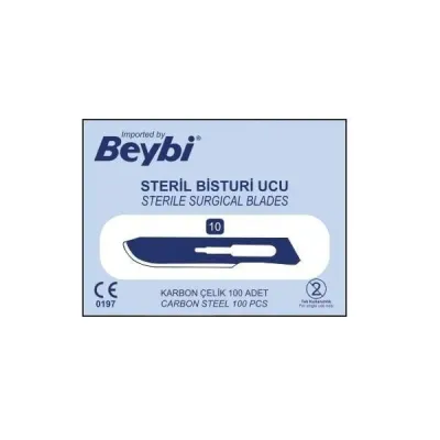 Beybi Vet Bistüri Ucu. No:10 (100 Adet)