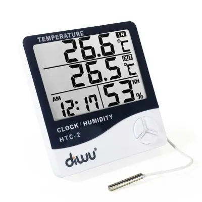 Diwu Termometr-Hiqrometr. Zondlu HTC-2 (Rütubət və Temperatur Ölçən) – 