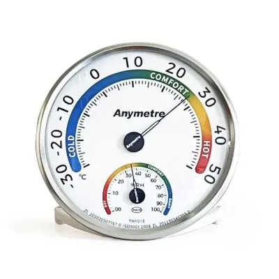 Anymetre TH101E Termometre-Higrometre. Mekanik (Nem ve Sıcaklık Ölçer)