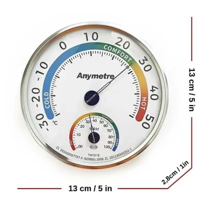 Farm & Veterinary: Anymetre TH101E Termometre-Higrometre. Mekanik (Nem and Sicaklik Gauge)