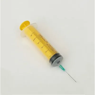 TTT Plastik Enjektör. 50 ml. Contalı. 21G Yeşil İğneli ( 1 Adet )