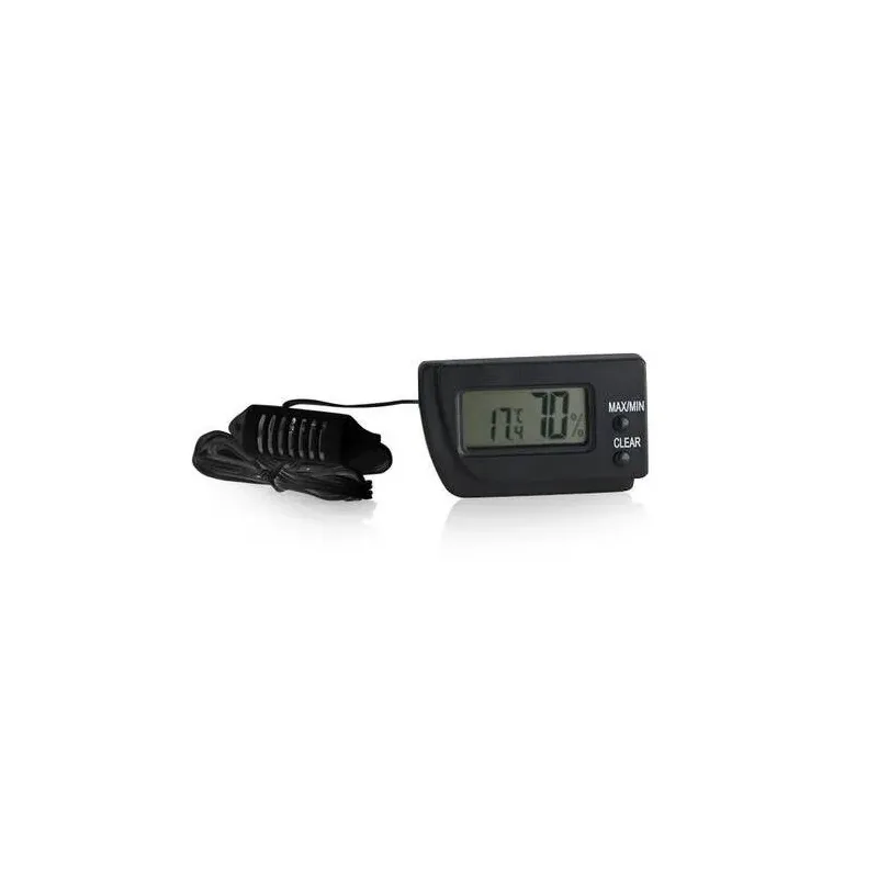 Humidity Meter/Thermometer Minimum/Maximum Digital With Probe