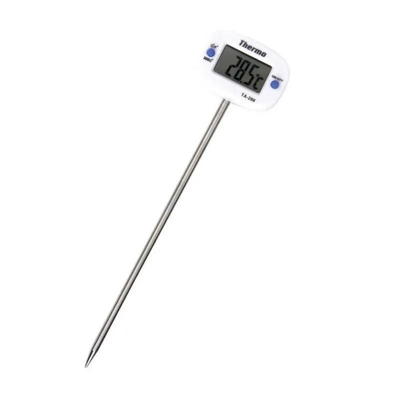 Digitales Lebensmittelthermometer mit Sonde und Schwenkkopf