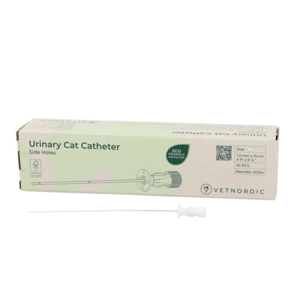 Sterile Cat Urinary Catheter 13x130 mm with Chuck (Pack of 10)