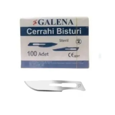 Galena Vet Bistüri Ucu. No:10 (100 Adet)