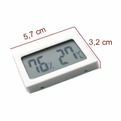 Farm & Veterinary: Termometre - Higrometre. Digital. White ( Nem and Sicaklik Gauge )
