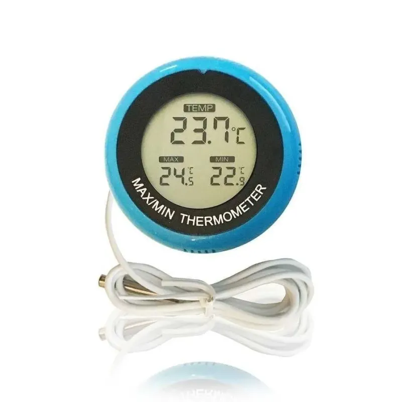 thermometer Min Max Digital Probe Blue