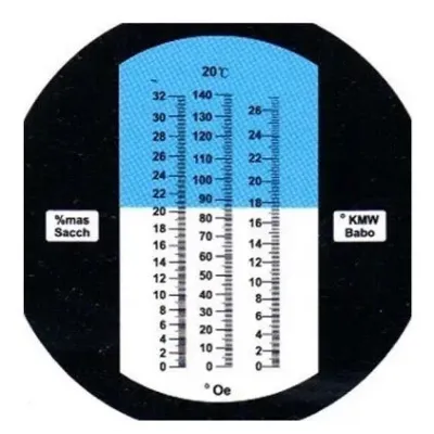 Farm & Veterinary: ATC 0-140 OE Meyve Seker Refraktometresi 0-32 Brix Mas Sacch