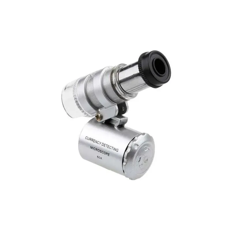 Ledli Mini Büyüteç 60X