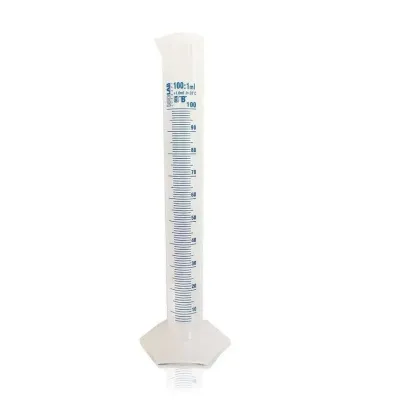 Ferma və Baytarlıq: İsolab Plastik Mezür. 100 ml. Mavi Skala
