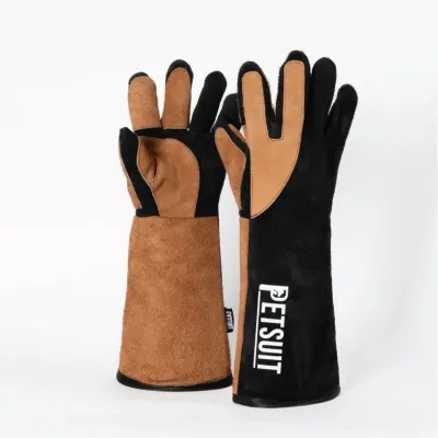Farm & Veterinary: Koruyucu Glove. 45 cm. 3P (Black/Taba)