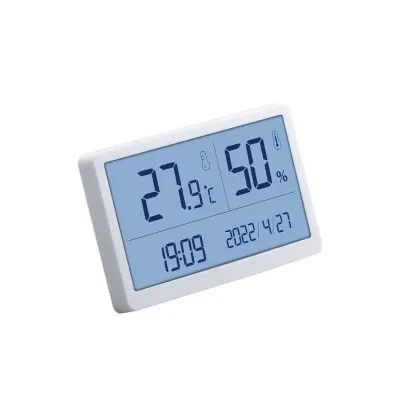 Benetech Termometri - Hiqrometr. Rəqəmsal. Saatla (Rütubət və Temperaturu Ölçən) – 