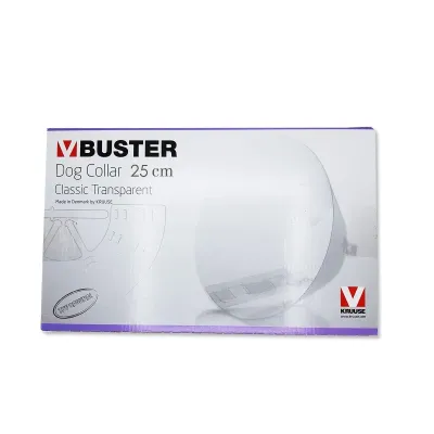 Buster Elizabeth Köpek Yakalığı. Transparan. 25 cm (10'lu Paket)