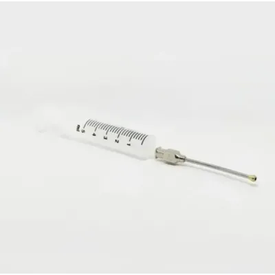 Ferma və Baytarlıq: Kuş Besleme Enjektörü. Plastik. 5 ml + 14G Çelik Kanül. Düz