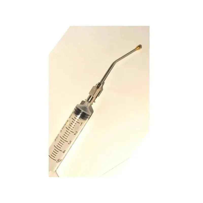 Bird Feeding Syringe Plastic 5ml + 15g Steel Cannula Curved