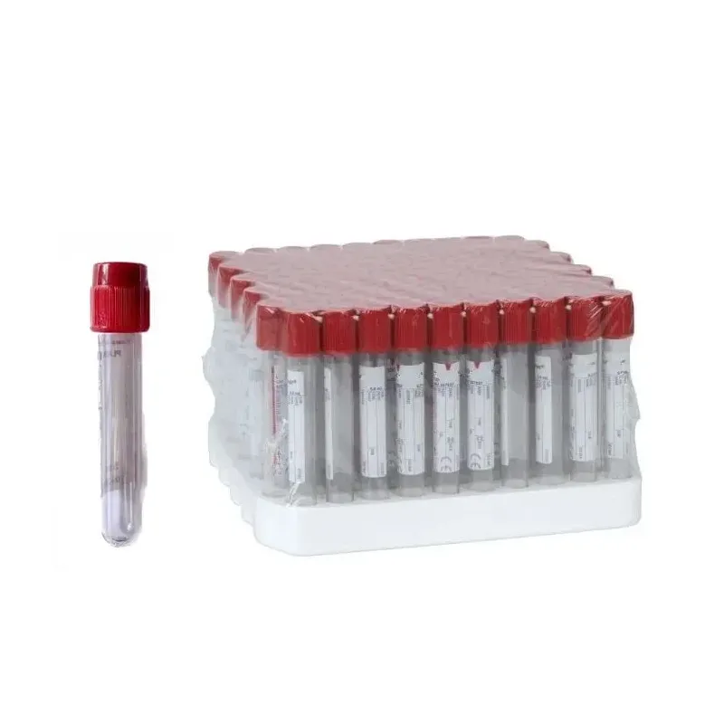 Vacuum Sealing Tube 5 ml Clot Activator Red Cap (100 Pieces)