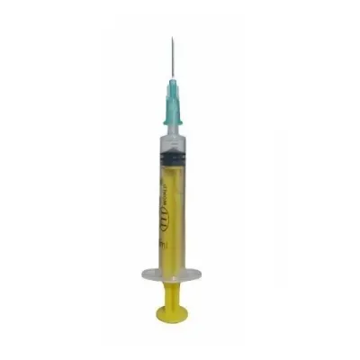 Farm & Veterinary: TTT Plastic Syringe. 2 ml. Gasketed. 21G Green Kisa with Needle