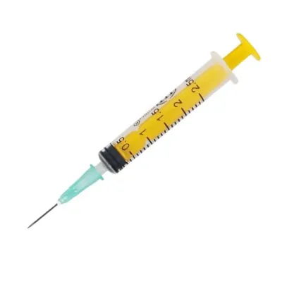 Farm & Veterinary: TTT Plastic Syringe. 2 ml. Gasketed. 21G Green Kisa with Needle ( 300 Pcs)