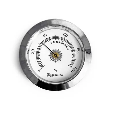 Farm & Veterinary: Nem Gauge Higrometre. Analog. Metal Cerceve. Gri-White. 50 mm