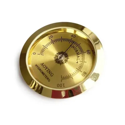 Farm & Veterinary: Nem Gauge Higrometre. Analog. Metal Cerceve. Yellow. 50 mm