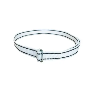 Farm & Veterinary: Cattle Neck Numbering Strap. Webbing Type. 160 cm. White / Black