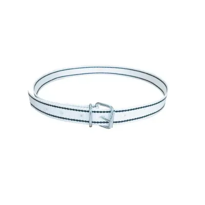 Farm & Veterinary: Cattle Neck Numbering Strap. Buckle Model. 130 cm. White / Black