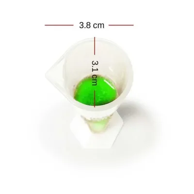 İsolab Plastik Mezür. 100 ml. Kabartma Skala