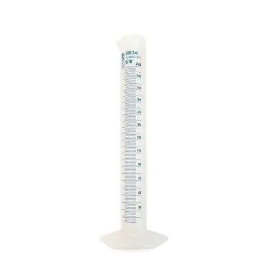 İsolab Plastik Mezür. 250 ml. Mavi Skala