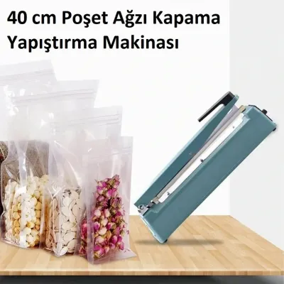 40 sm Kisə Möhürləmə və Germetikləşdirmə Maşını. Plastik Korpus Modeli. – 