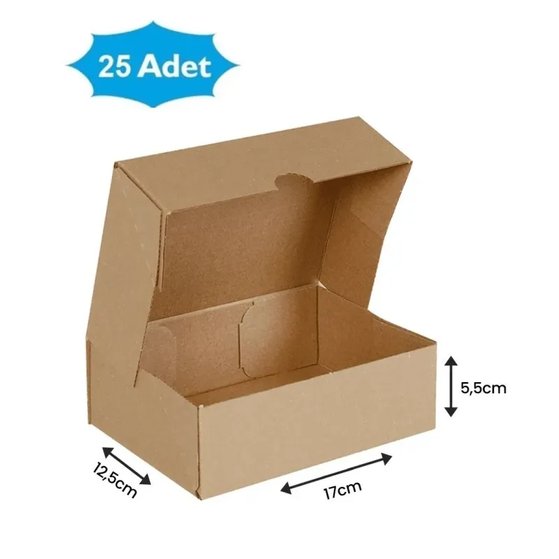 Faltbarer Verpackungskarton Nr. 2 (25 Stück) 17 x 125 x 55 cm