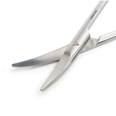 Kruuse-Vet Mayo Makas. 15 cm / 5.9, Künt / Künt. Eğri