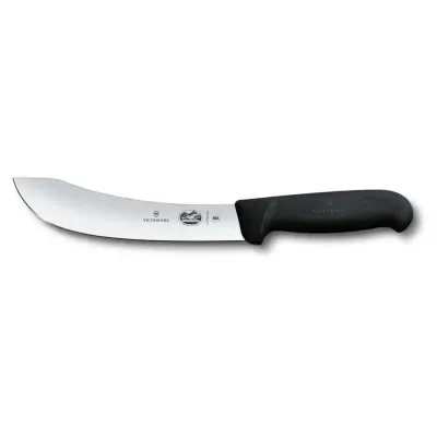 Farm & Veterinary: Victorinox Skinning Knife. 18 cm. Black Handle