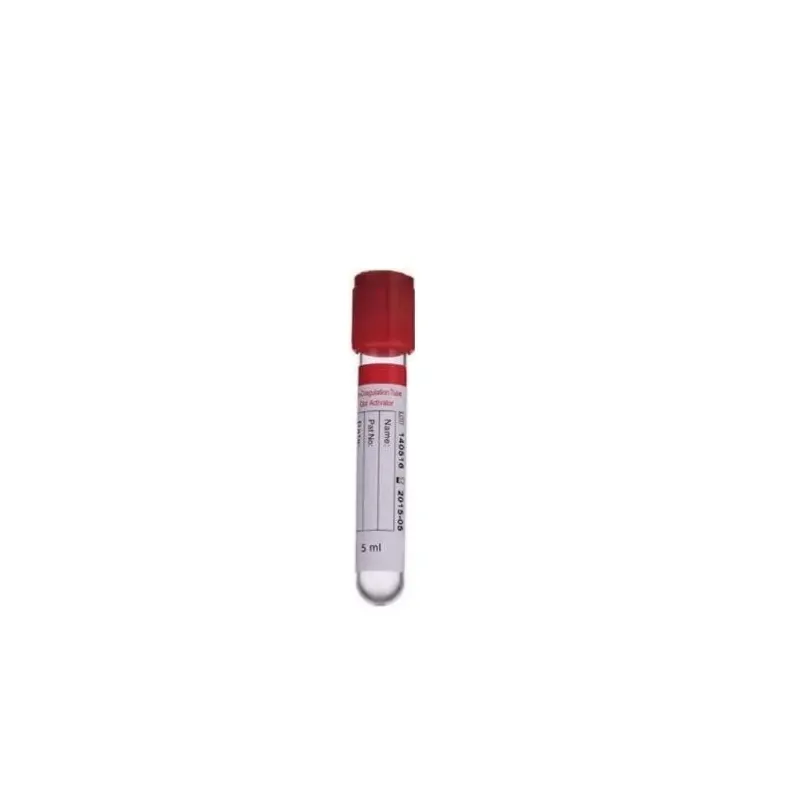 Vacuum-sealed tube 5 ml Clot Activator Red cap (1 piece)