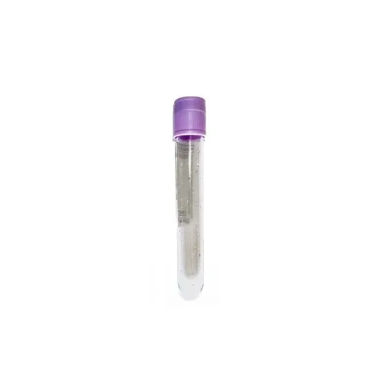 Vacuum-sealed tube 10 ml Contains K3 EDTA Purple cap (1 piece)
