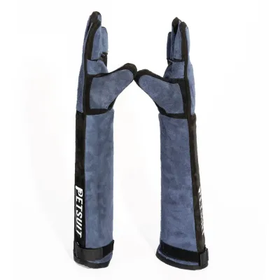 Farm & Veterinary: Cat Tutma Glove. 55 cm. Dis Gecirmez ( Black / Lacivert )