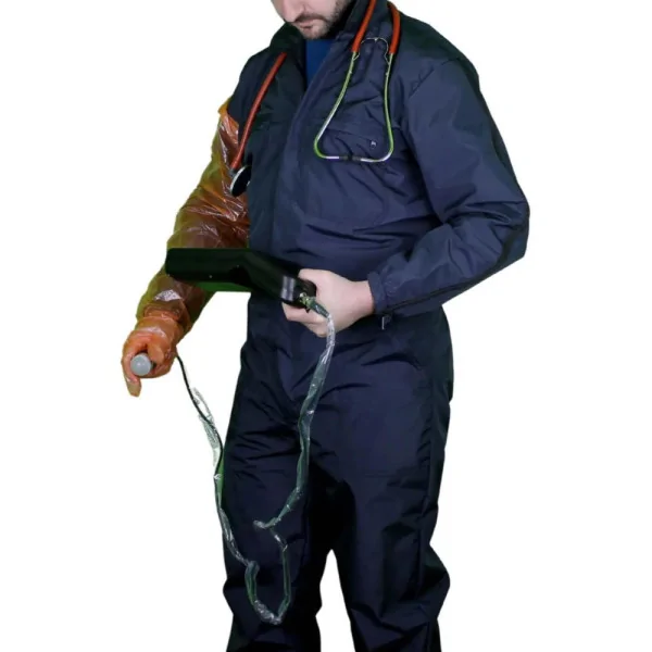 Kişilər üçün Baytarlıq Kombinezonu - Laminatlı, Suya Davamlı və Küləyə Davamlı Başlıqlı Kombinezon