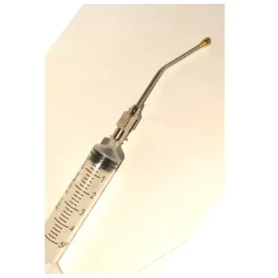 Farm & Veterinary: Kus Besleme Syringe. Plastic. 5 ml + 14G Celik Cannula. Egri