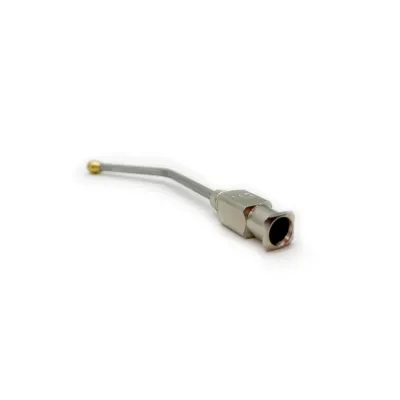 Kuş Besleme Enjektörü. Plastik. 5 ml + 15G Çelik Kanül. Eğri