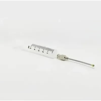 Kuş Besleme Enjektörü. Plastik. 5 ml + 15G Çelik Kanül. Düz