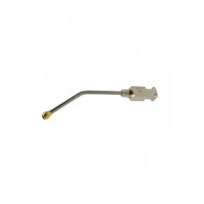 Kuş Besleme Enjektörü. Plastik. 10 ml + 14G Çelik Kanül. Eğri