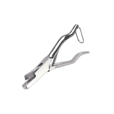 Roof model notch pliers, ear marking shears, sheep and goat herd tracking shears.