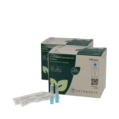 Farm & Veterinary: Syringe Needle (23G x 3/8) 0.6x10 mm (100 Pieces) Blue