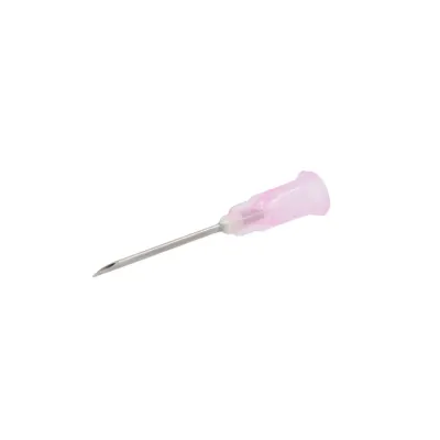 Farm & Veterinary: Syringe Needle (18G x 1) 1.2x25 mm (100 Pieces) Pink