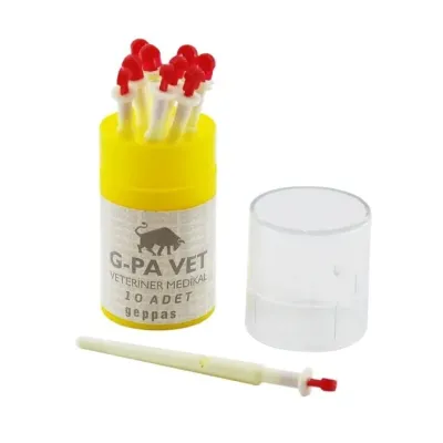 Farm & Veterinary: Geppas Plastic Teat Probe. Long (10 Pcs)